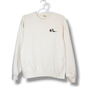 Kaws x Uniqlo Bear Crewneck Sweater Cream White Size S